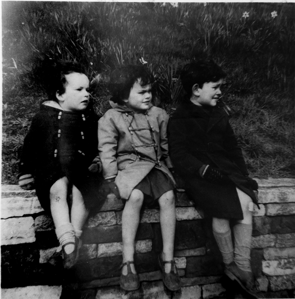 Henry with older brother and sister, Doncaster in 1963