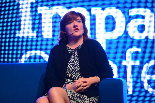 Education secretary Nicky Morgan at the Teach First Impact Conference. 