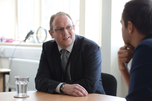 Ben Thompson talks to reporter John Dickens