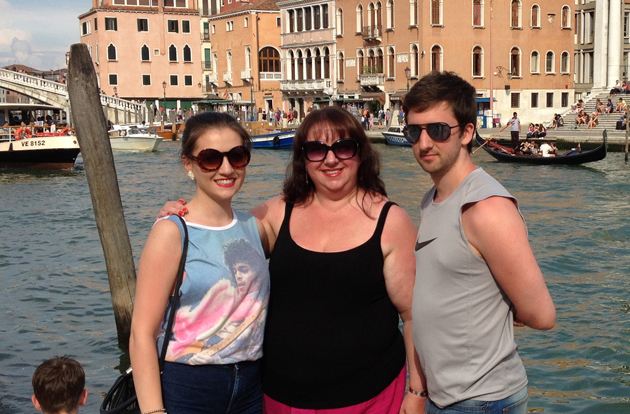 In Venice with Emily and Joseph