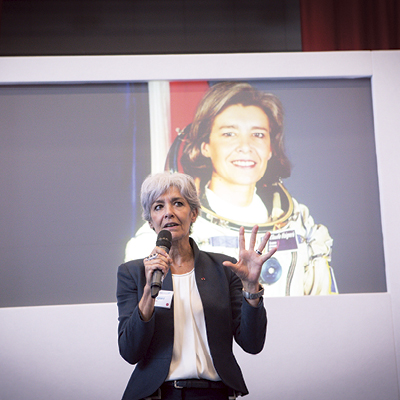 Astronaut Claudie Haignere