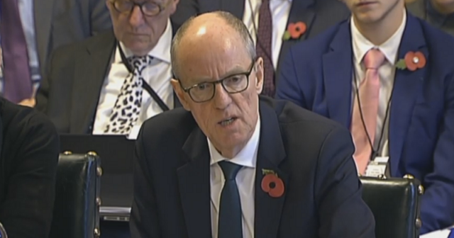 Nick Gibb giving evidence on grammar schools during the education select committee this morning