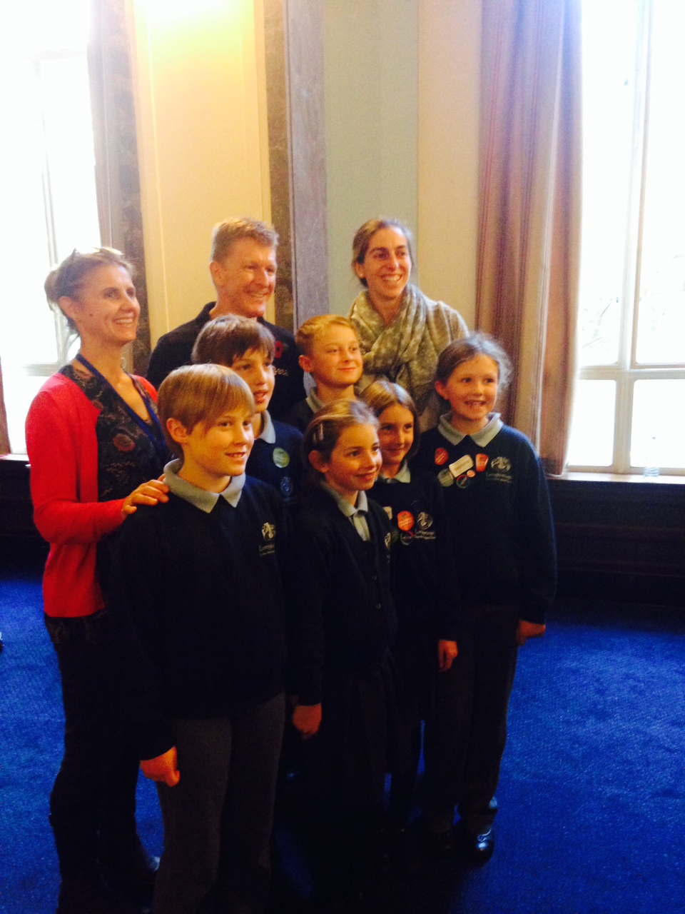 Pupils met Tim Peake