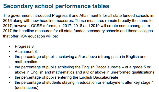 GCSE results 2017: Subject tables for England