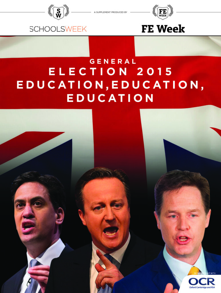 General election 2015: education education education General election 2015: education education education
