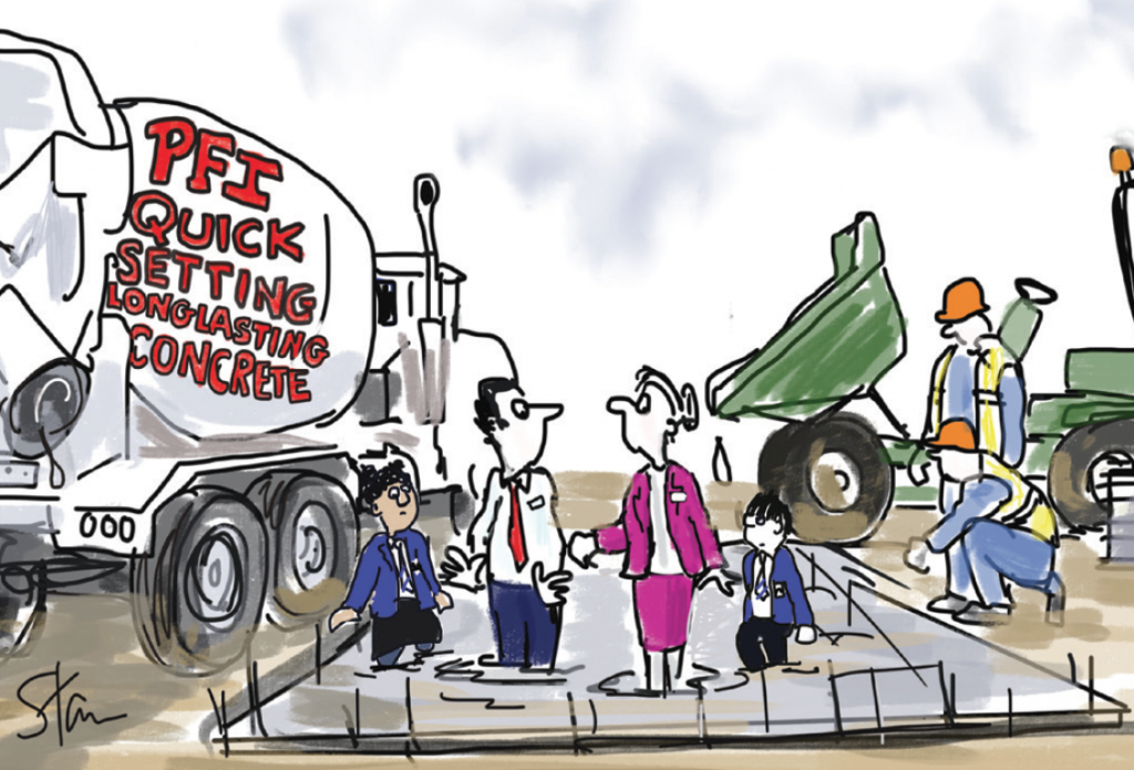 PFI cartoon | Schools Week