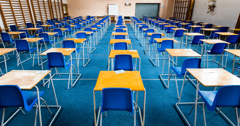 exam-desks-800x420 | Schools Week