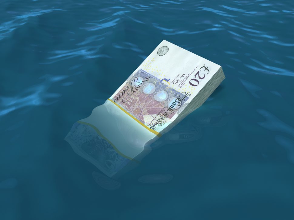 Money sinking in water | Schools Week