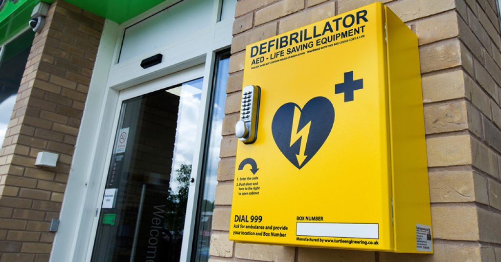 Defibrillators Deliveries to all state schools begin