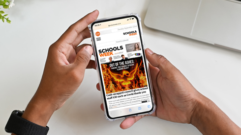 SW filler mobile hands | Schools Week
