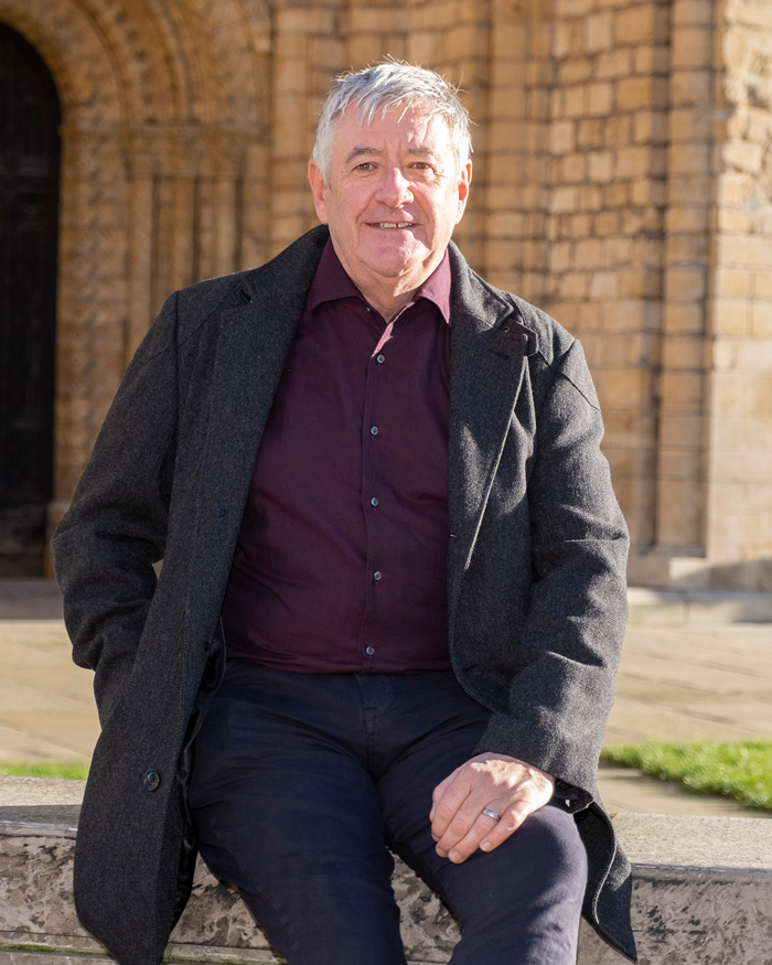 Tony McArdle in his hometown of Lincoln