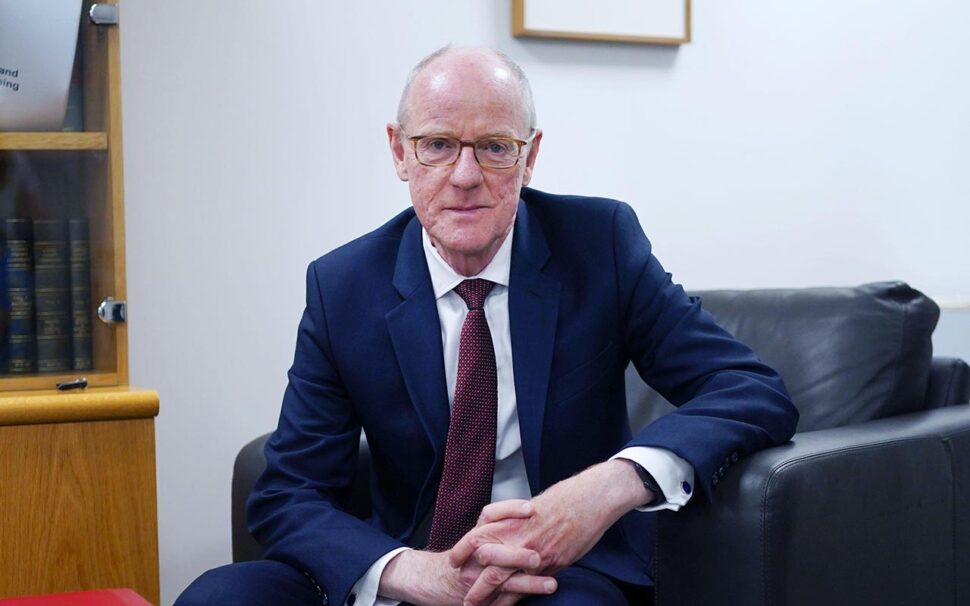 File photo dated 260723 of schools minister Nick Gibb at the Department for Education in London Mr Gibb said he had quit the government and would not stand at the next general election Issue date Monday November 13 2023 | Schools Week Sir Nick Gibb