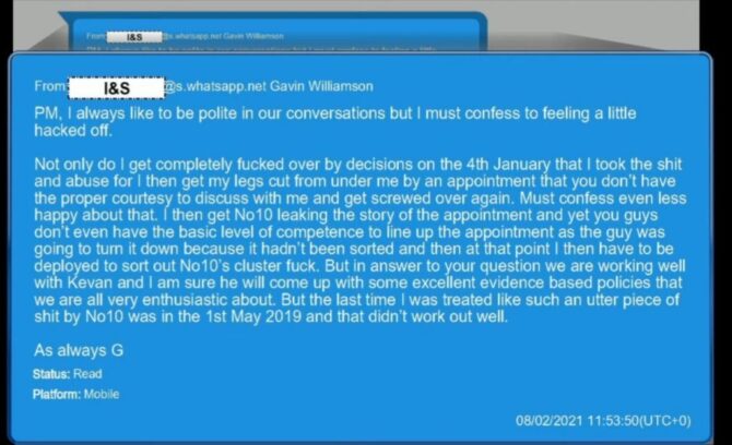 Williamson message to Johnson | Schools Week